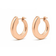 14K Rose Gold Hoop Earrings